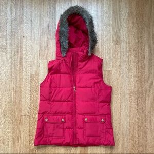 Charter Club Puffy Vest with Detachable Hood